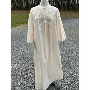 sears nightgown 38/40 lace cut out ivory